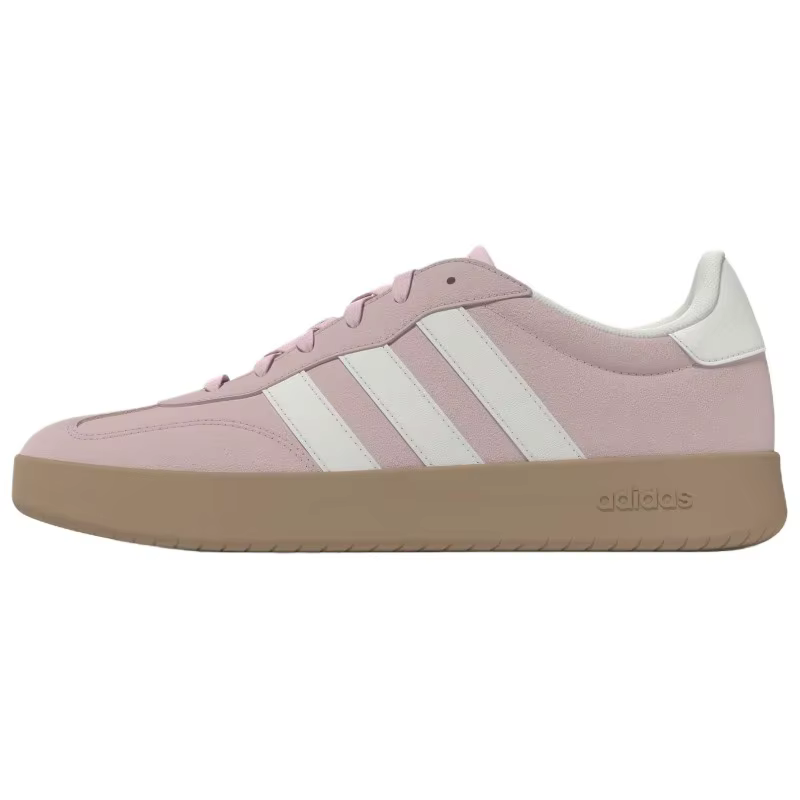 Adidas Barreda Baskets basses T-Toe pour femme, roses, confortables, style rétro, décontractées - KH