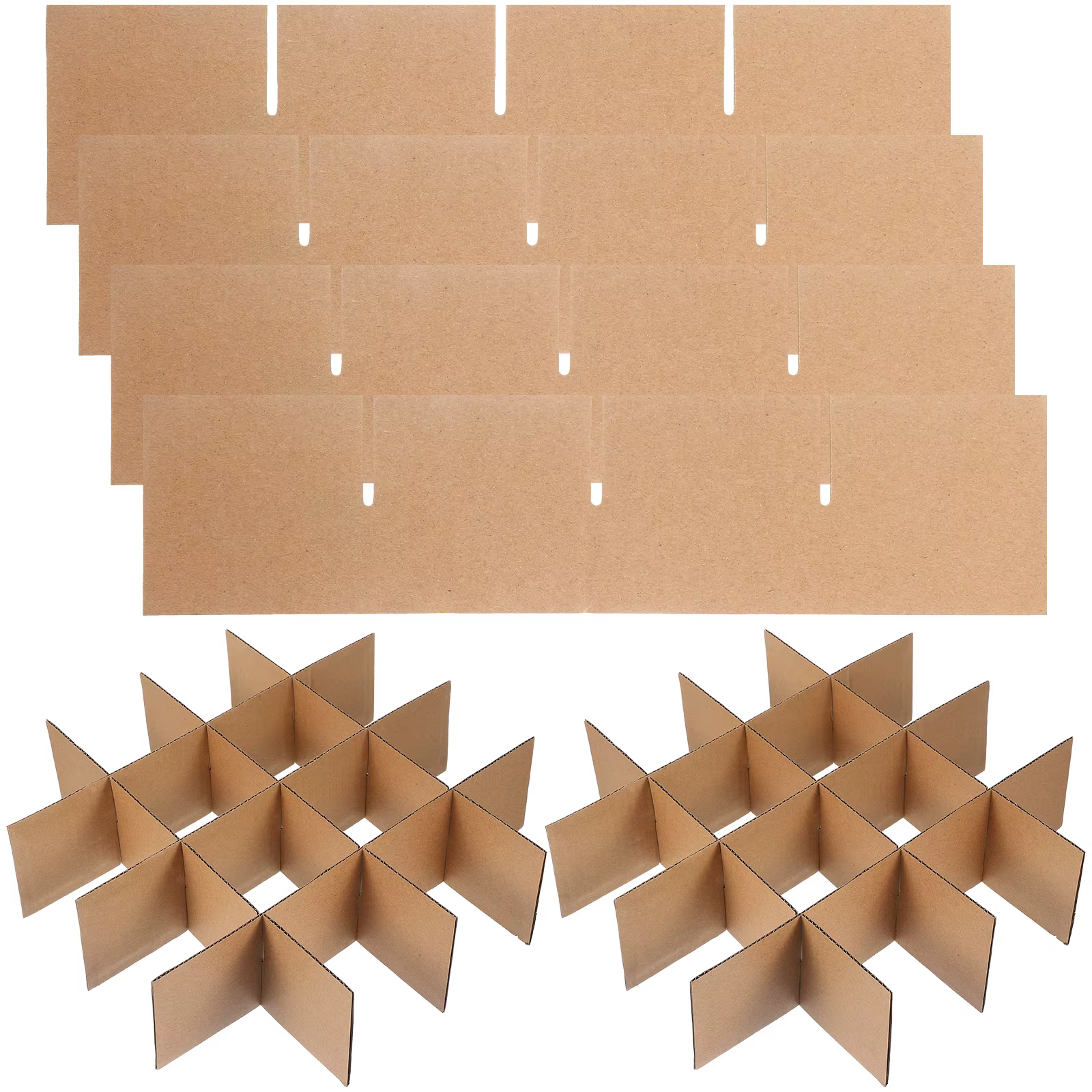 Séparateurs de boîtes mobiles en carton, multi-usages, bricolage, boîtes en carton, diviseurs de pla
