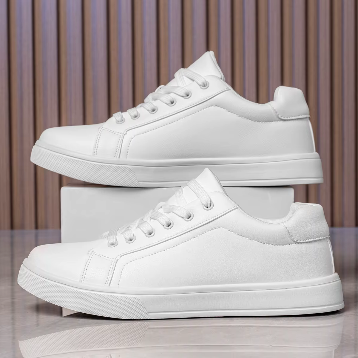 Cuir hommes chaussures baskets tendance chaussures décontractées respirant loisirs hommes baskets ch