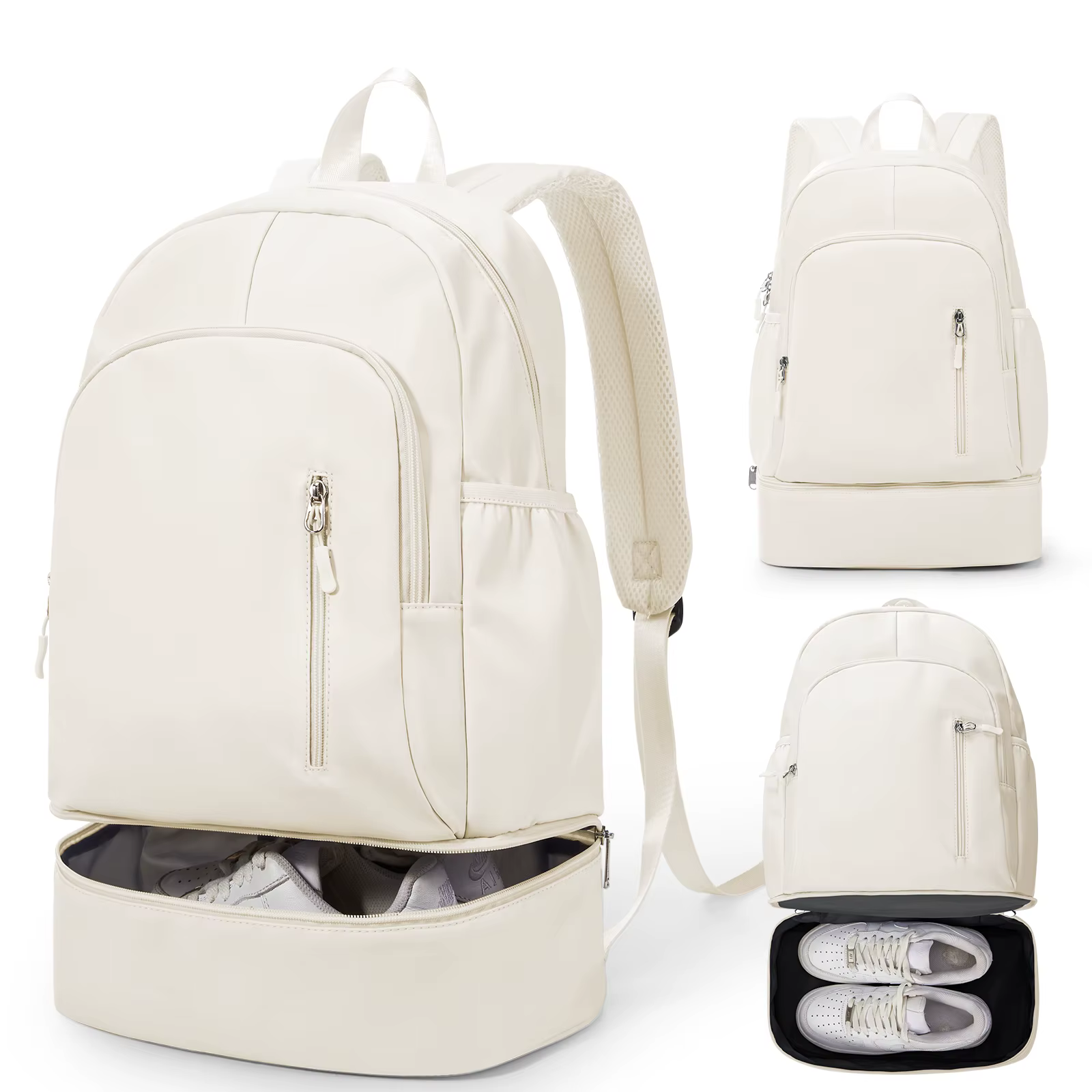 Sac à dos de sport pour femmes et hommes, sac à dos de sport avec compartiment à chaussures, sac à d