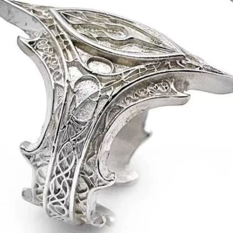 Bague ouverte de Style gothique pour hommes et femmes, motif irrégulier Vintage personnalisé, bijoux