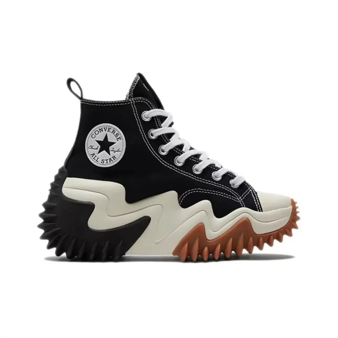 Converse Run Star Motion – chaussures montantes en toile, baskets à plateforme à fond épais, Design