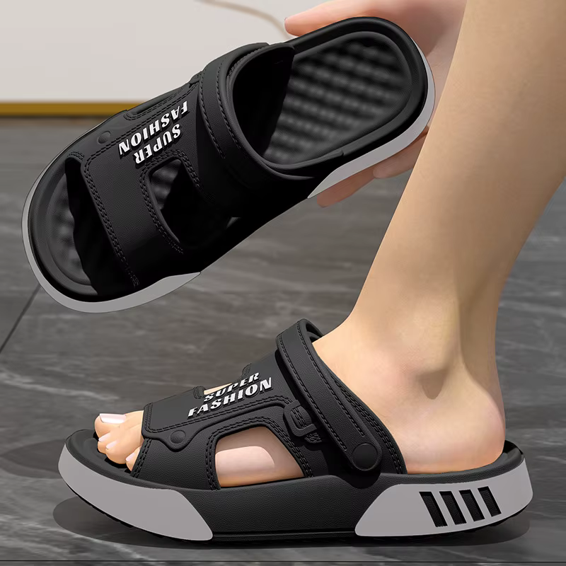 Sandales pour hommes antidérapantes, chaussures de plage, nouvelle collection été 2026, polyvalentes