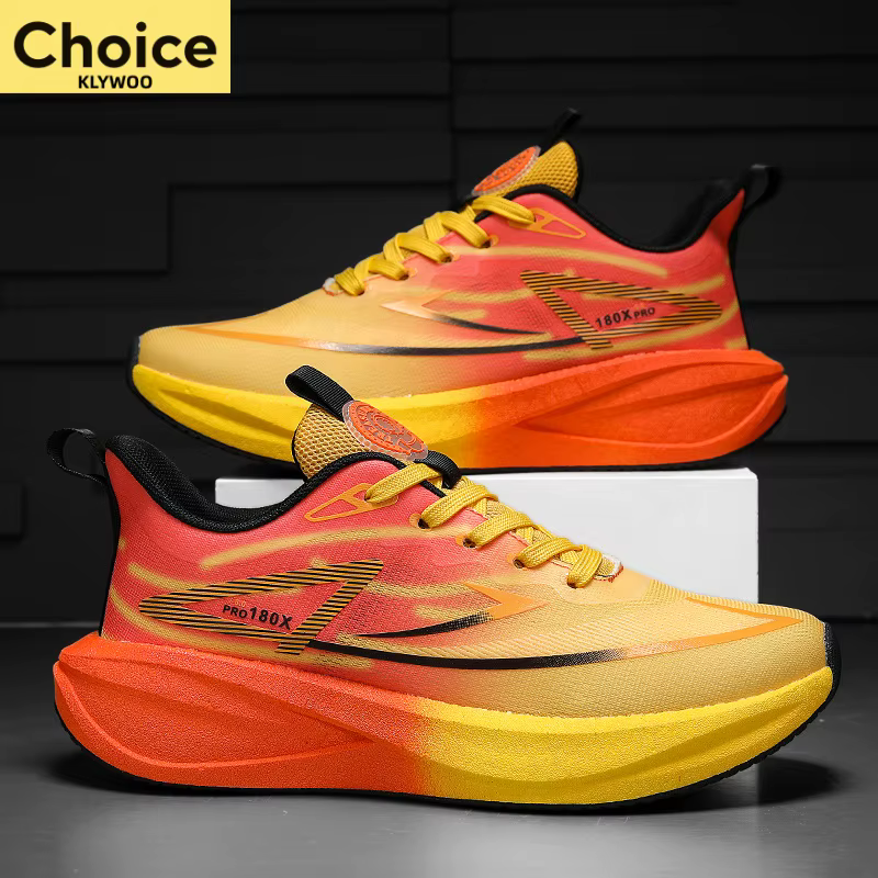 Chaussures de course Marathon avec plaque en carbone pour hommes, baskets de sport respirantes, ultr
