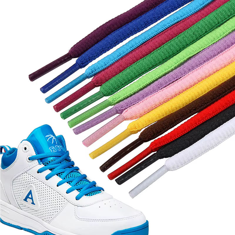 Lacets lumineux de sport pour hommes et femmes, Lacets ronds AF1, Résistant à l'usure, Non ald, Conv