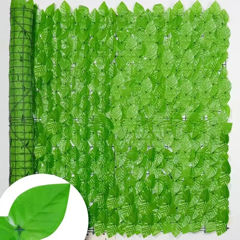 Clôture en fausses feuilles de lierre, 300x50cm, panneau de haies artificielles, écran de clôture de