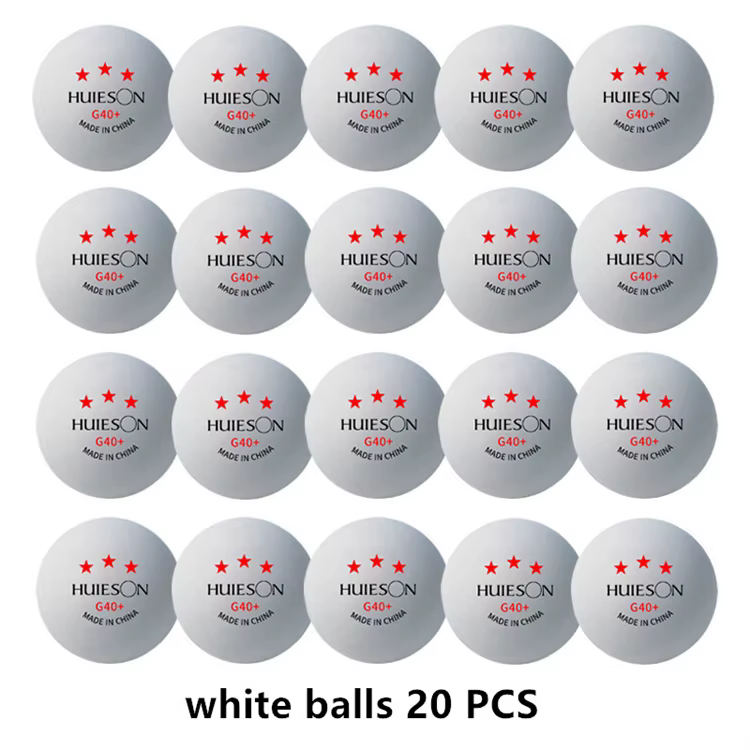 Nouveau Huieson 3 étoiles 20 ~ 100 pièces ABS 40 + matériel balles de Tennis de Table professionnell