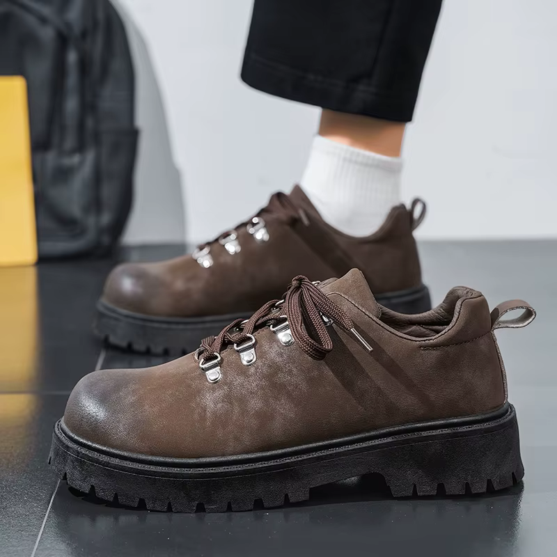 Chaussures décontractées pour hommes à semelle épaisse, respirantes, légères, à semelle souple, pour