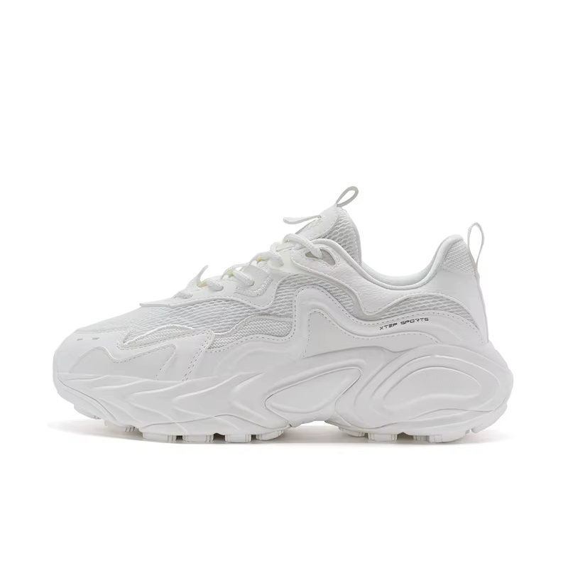 Xtep chaussures décontractées pour femmes chaussures de sport de mode d'été semelle épaisse chaussur