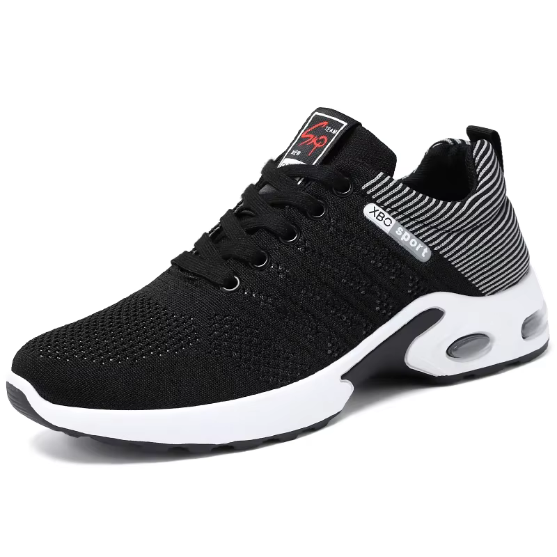 Chaussures de course respirantes coordonnantes pour hommes, coupe basse, chaussures de marche en ple