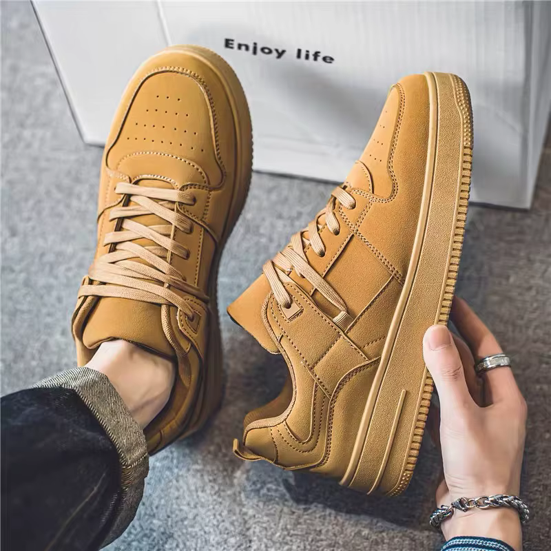 Chaussures plates originales noires Air Force pour hommes, respirantes, décontractées, de luxe, pour
