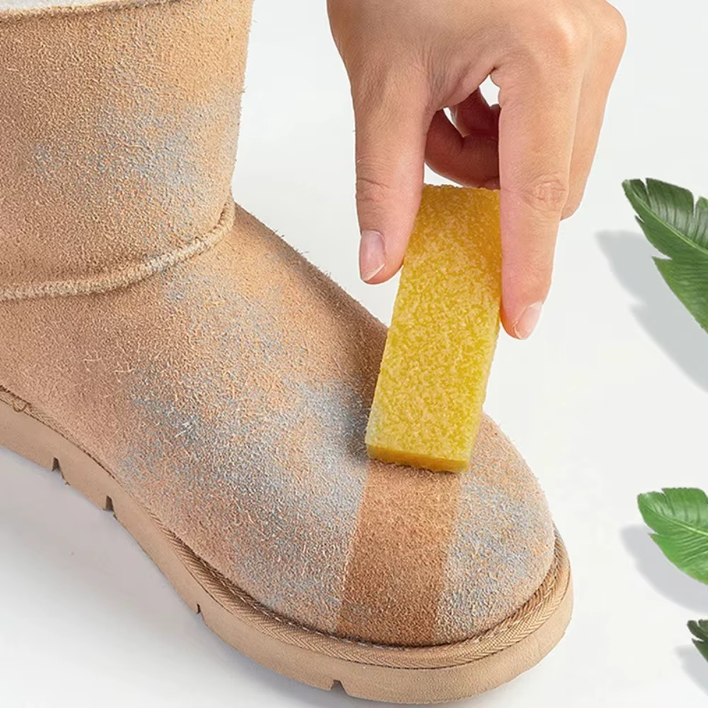 Nettoyant pour chaussures en daim mat et cuir, gomme de nettoyage