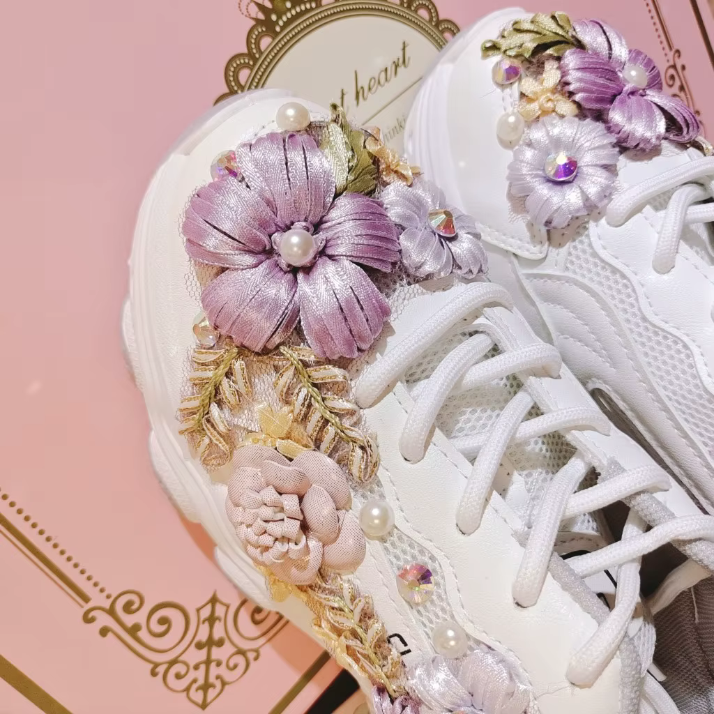 Baskets plateforme tendance pour femme, printemps automne, respirantes en maille, décontractées, à s