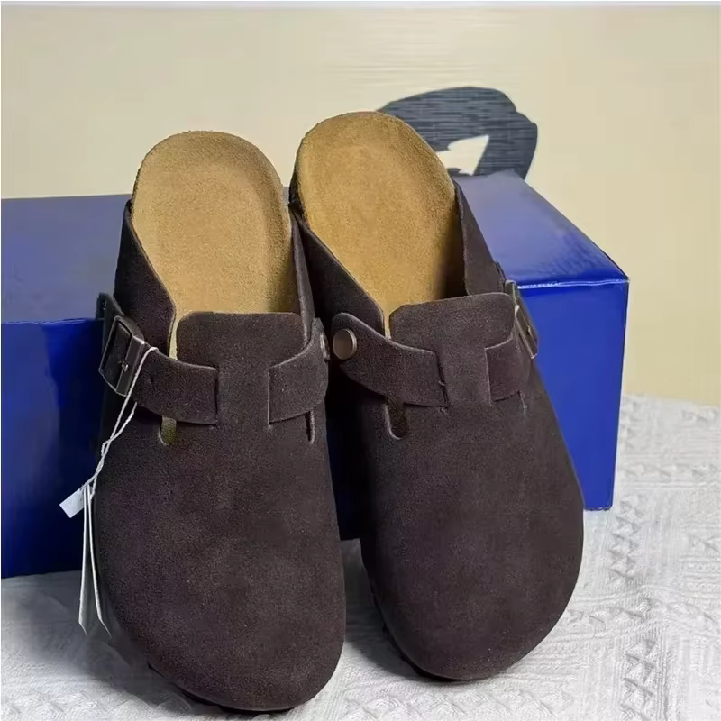 Nouvelles sandales en cuir Y2K 2026 pour hommes et femmes – Chaussures de plage rétro décontractées,