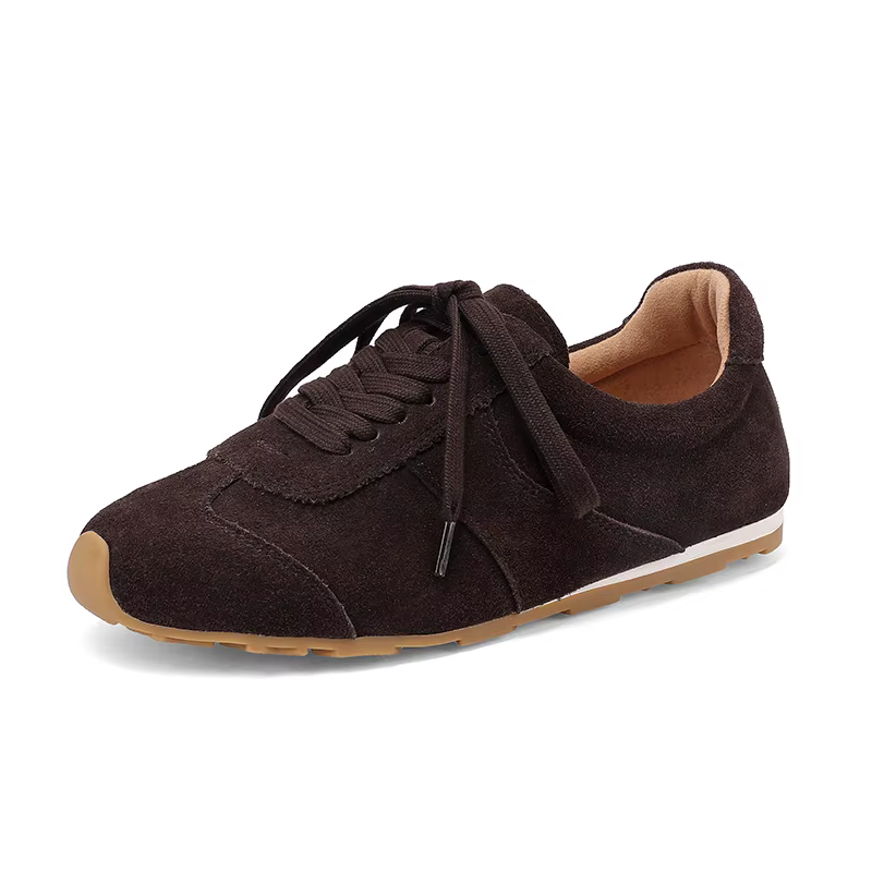 SmallHut nouvelle tendance Patchwork baskets Nature vache daim 2026 printemps femmes à lacets violet