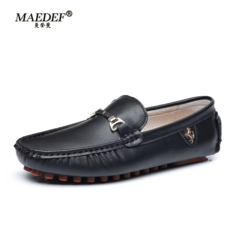 MAEDEF chaussures pour hommes mocassins blancs hommes chaussures décontractées marque hommes mocassi