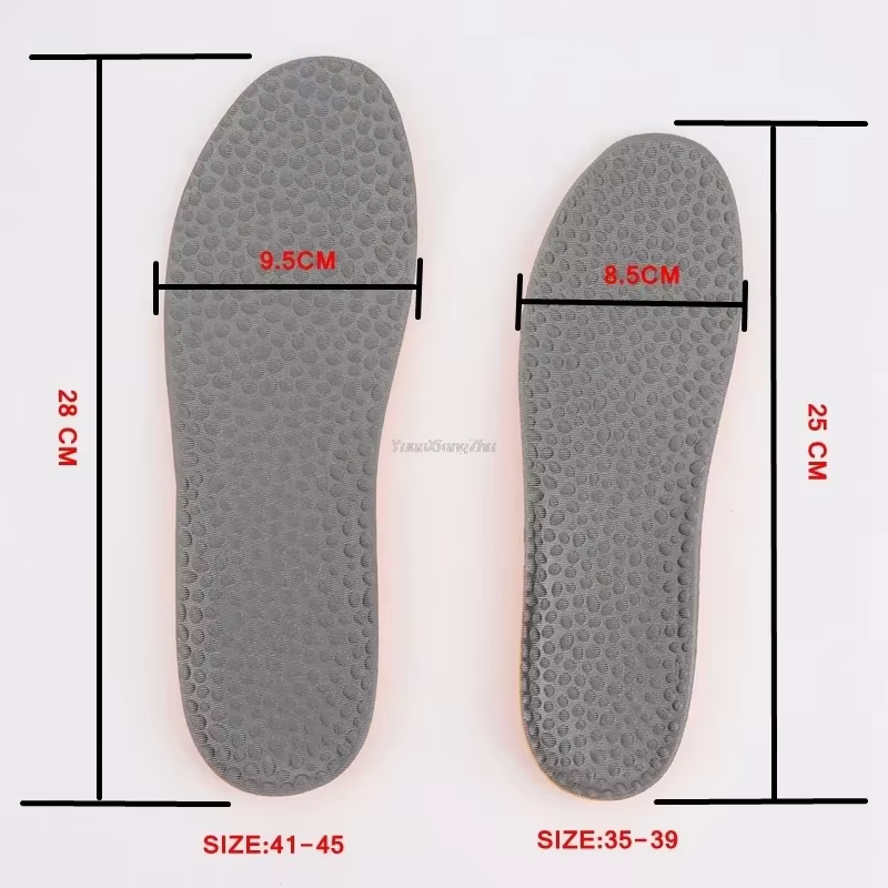 Semelle intérieure en mousse à mémoire de forme pour chaussures décontractées, offre une excellente