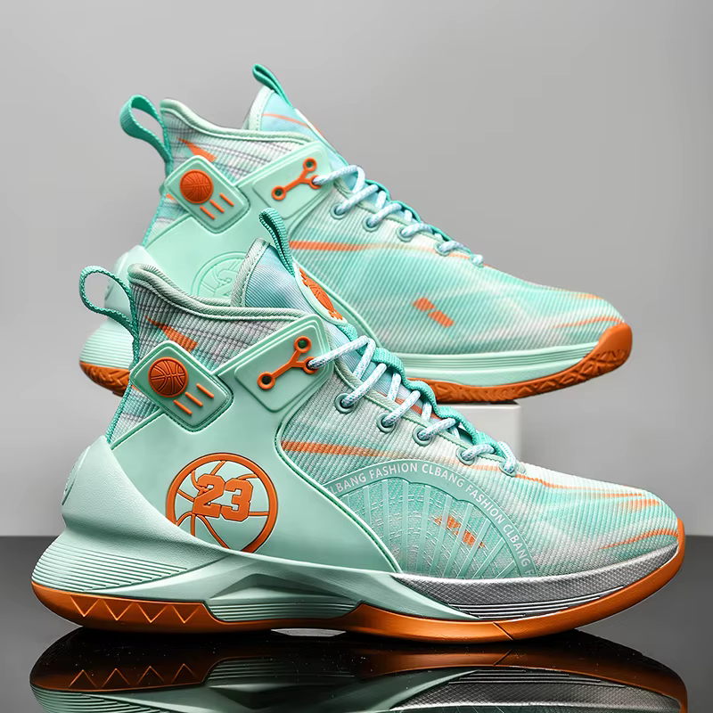 Chaussures de basket-ball pour hommes et femmes, baskets antidérapantes, chaussures de sport respira