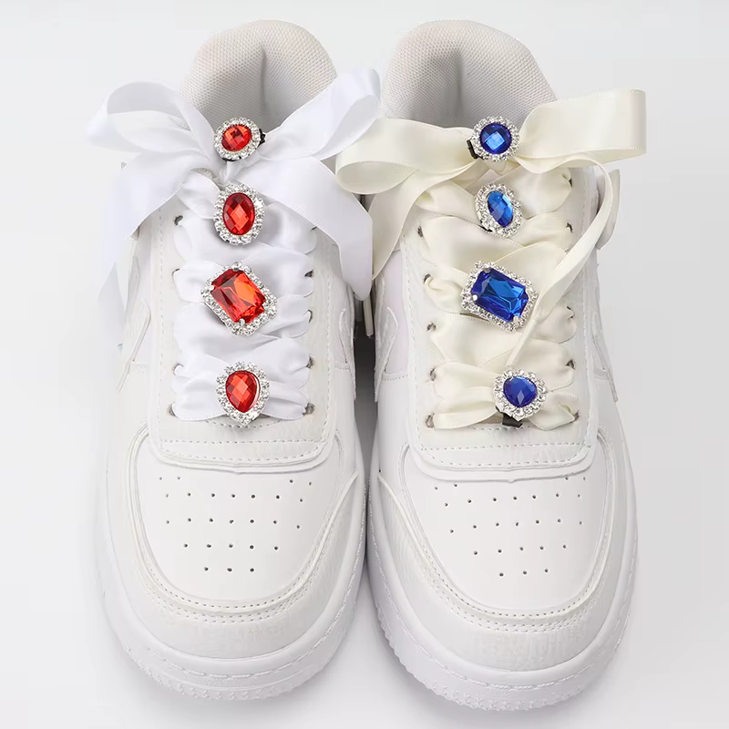 Strass Brillants Luxueux pour la Rencontre AF1, Accessoires de Chaussures, Breloques de Chaussures e