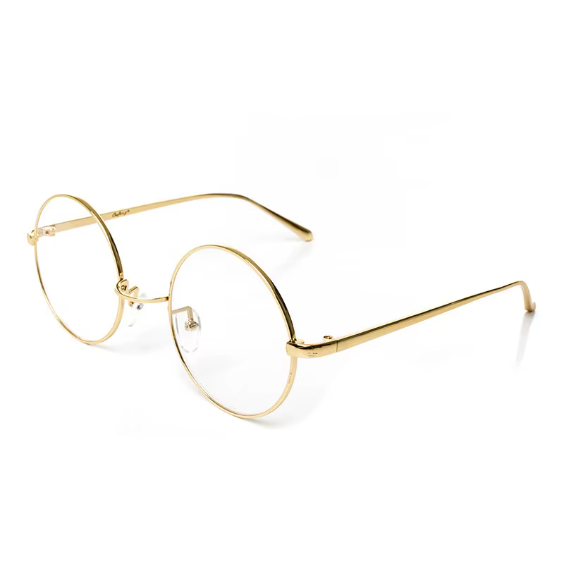 Lunettes rondes à bords filaires pour hommes et femmes, lunettes Anime, accessoires de cosplay, recr