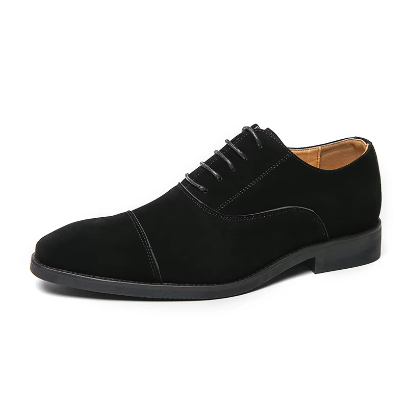 Chaussures en daim de marque italienne pour hommes, chaussures de bureau pour hommes, chaussures d'a