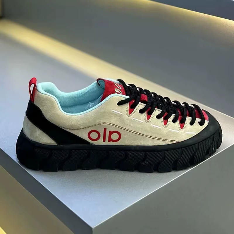 Baskets tendance en daim à plateforme pour hommes, collection Printemps 2026, chaussures de skate dé