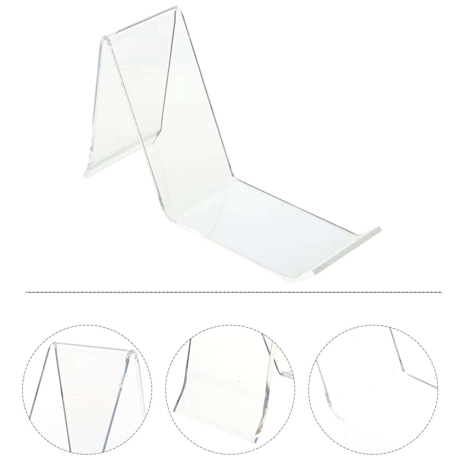 Support à chaussures en acrylique, 2 pièces, présentoir léger pour tailles, sandales, baskets, chaus