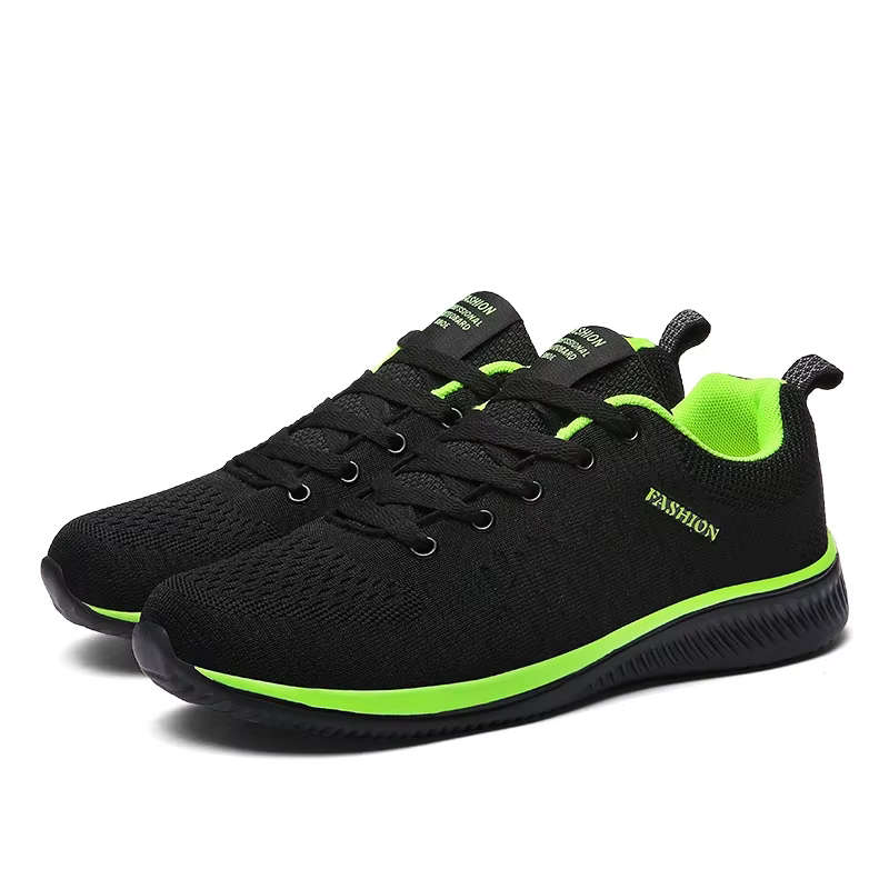 Hommes course marche tricot chaussure espadrilles décontractées respirant sport course athlétique sa