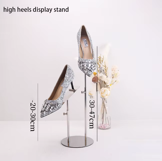 Présentoir à chaussures à Double tête, magasin de chaussures pour hommes et femmes, présentoir à tal