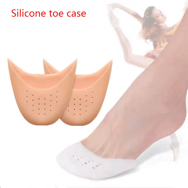 Coussinet de protection des orteils en Silicone pour l'avant-pied, demi-taille, semelle intérieure d