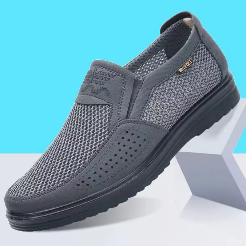 2024 été offre spéciale baskets hommes mode chaussures de marche décontractées respirant hommes moca