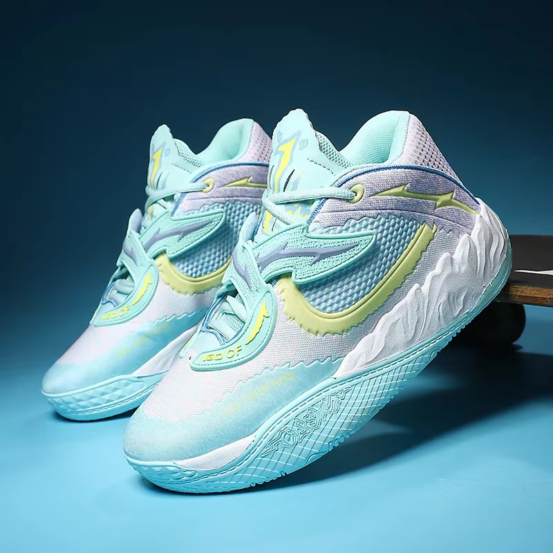 Hommes chaussures de basket-ball chaussures de sport en plein air unisexe course respirant athlétiqu
