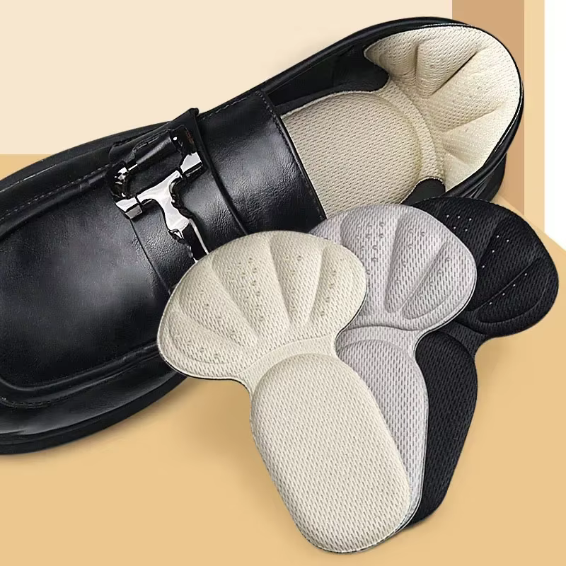 Autocollants de protection de talon en forme de T, coussinets de pieds pour baskets, coussinets de c