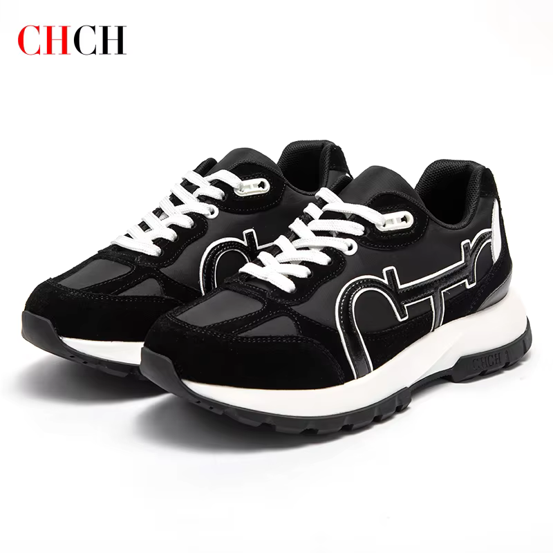CHCH femmes chaussures de Tennis nouvelles chaussures de sport d'étudiant d'épissure en cuir