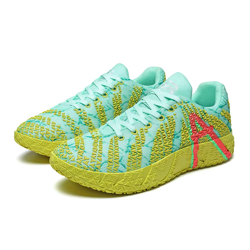 Nouvelles chaussures de basket-ball pratiques avec semelles souples antidérapantes, légères et anti-