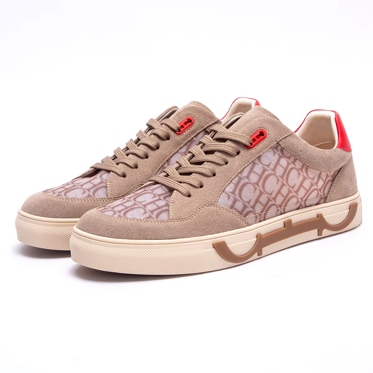 Chaussures de marche pour hommes Printemps/Été 2026 – Chaussures vulcanisées en maille à semelle pla