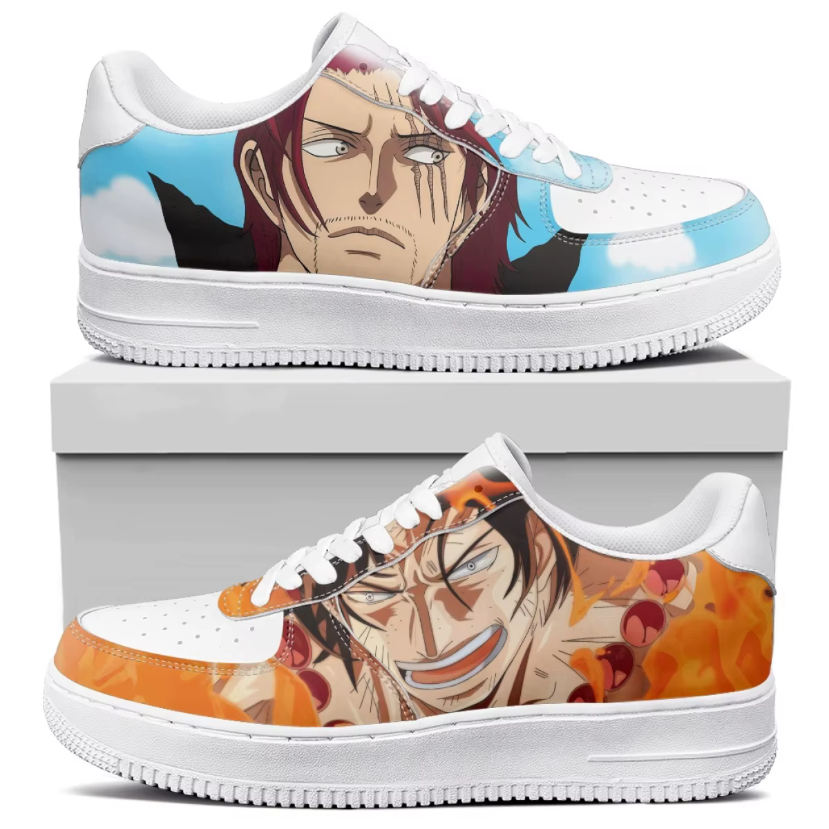 Chaussures d'anime One Piece, baskets basses décontractées, chaussures de basket-ball, chaussures po