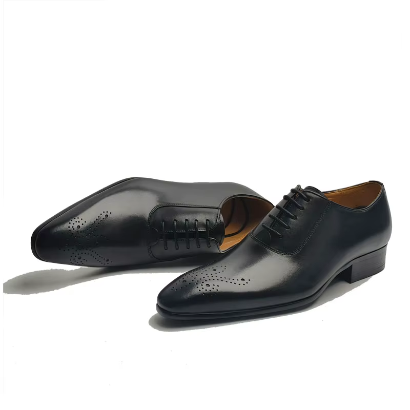 Chaussures en cuir pour hommes de mariage faites à la main de haute qualité chaussures de bureau for