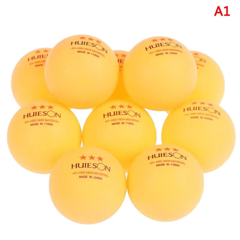 10 pièces balle de Tennis de Table 40 +mm diamètre 2.8g 3 étoiles balles de Ping-Pong en plastique A