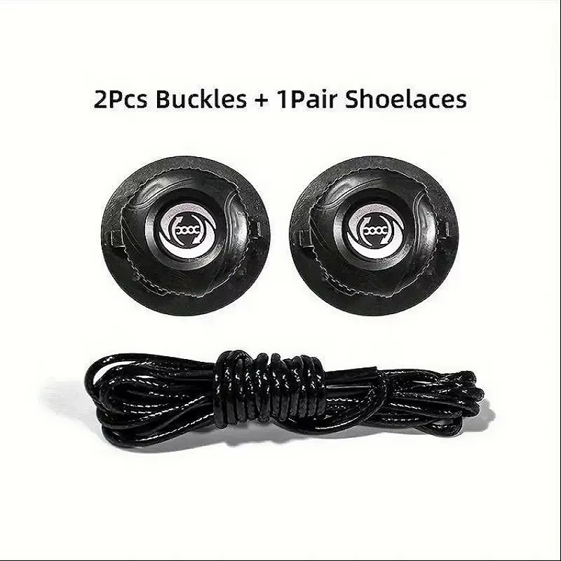 1 paire de lacets automatiques sans nœuds, installation simple, boucle pivotante, lacets en corde ép