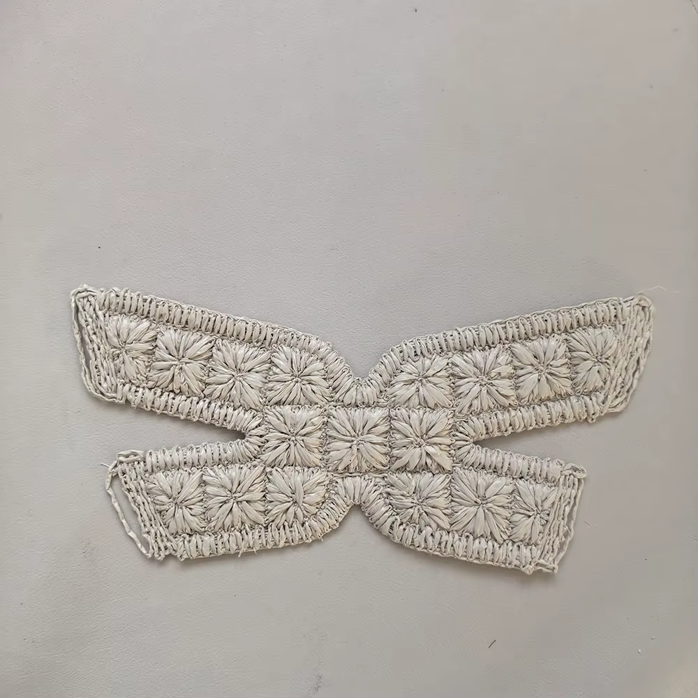 3 paires de lacets tissés en PP, pour la décoration intérieure DIY, accessoires de artisanat en roti