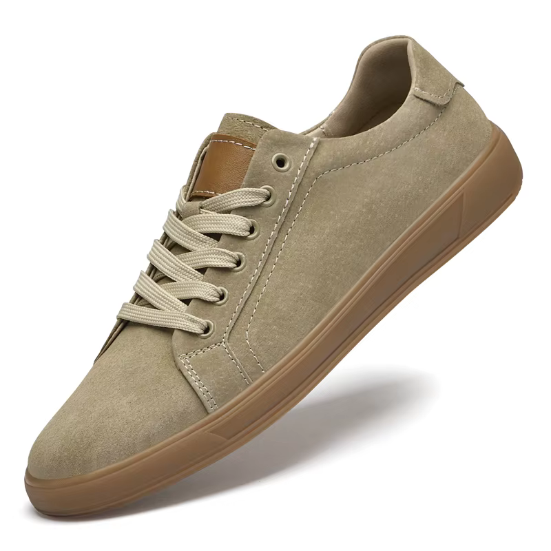 2025 en cuir véritable hommes chaussures vulcanisées mode décontracté en cuir antidérapant Oxford ch