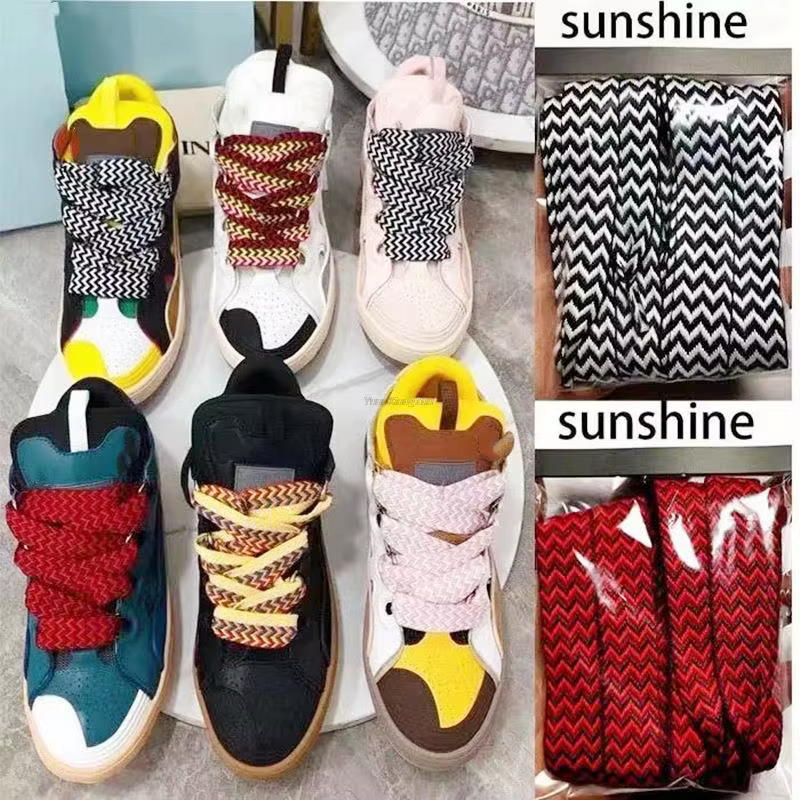 1 paire de lacets plats pour baskets AF1, largeur 1.5cm/2cm/3cm, marque de luxe, chaussures à cordes