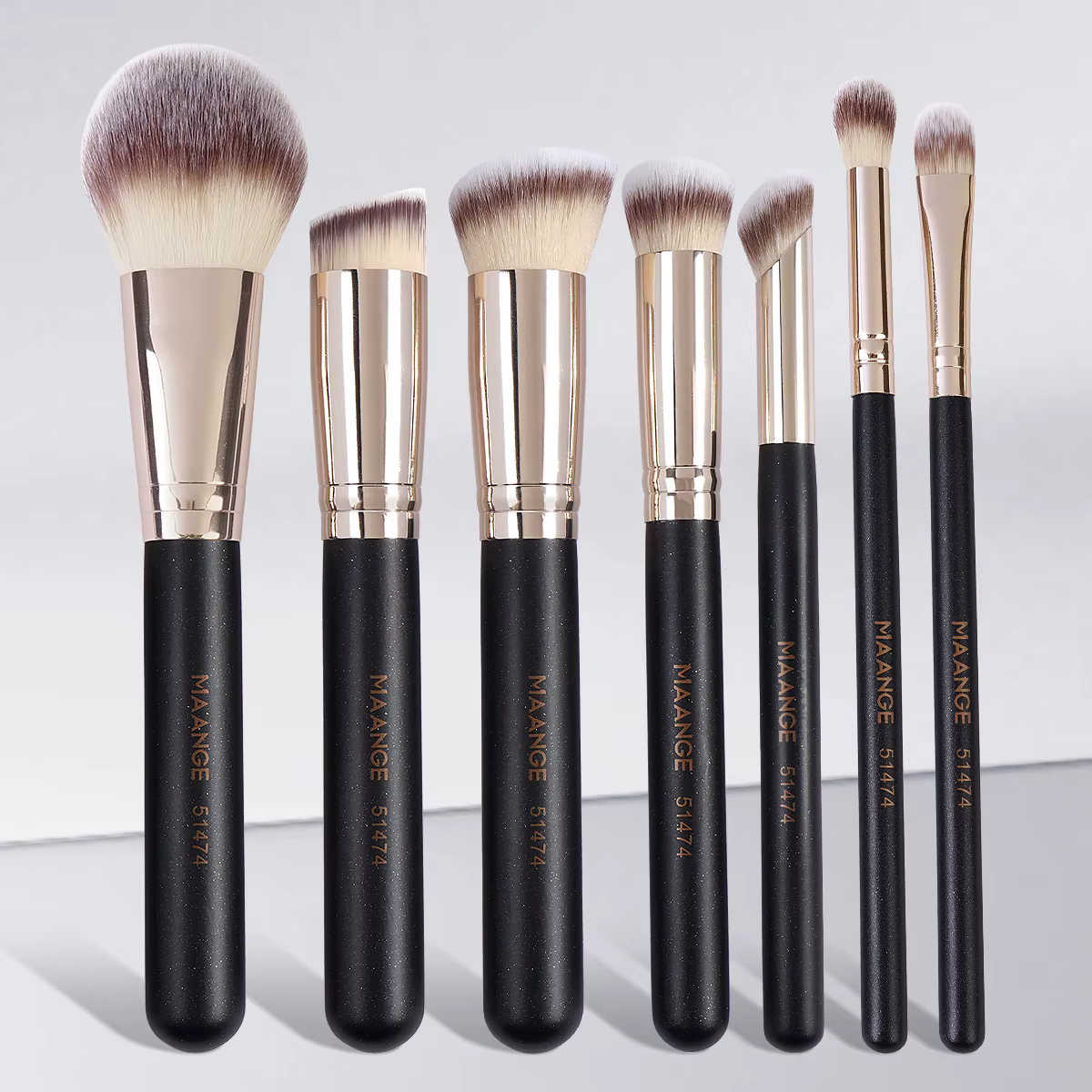 MAANGE 7 pièces/ensemble pinceaux de maquillage pour fond de teint cosmétique poudre correcteur Blus