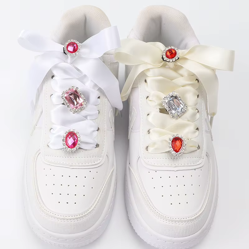 Strass Brillants Luxueux pour la Rencontre AF1, Accessoires de Chaussures, Breloques de Chaussures e