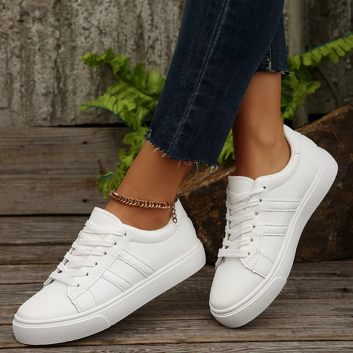 Chaussures de course pour femmes, semelle plate antidérapante, semelle souple, baskets basses décont