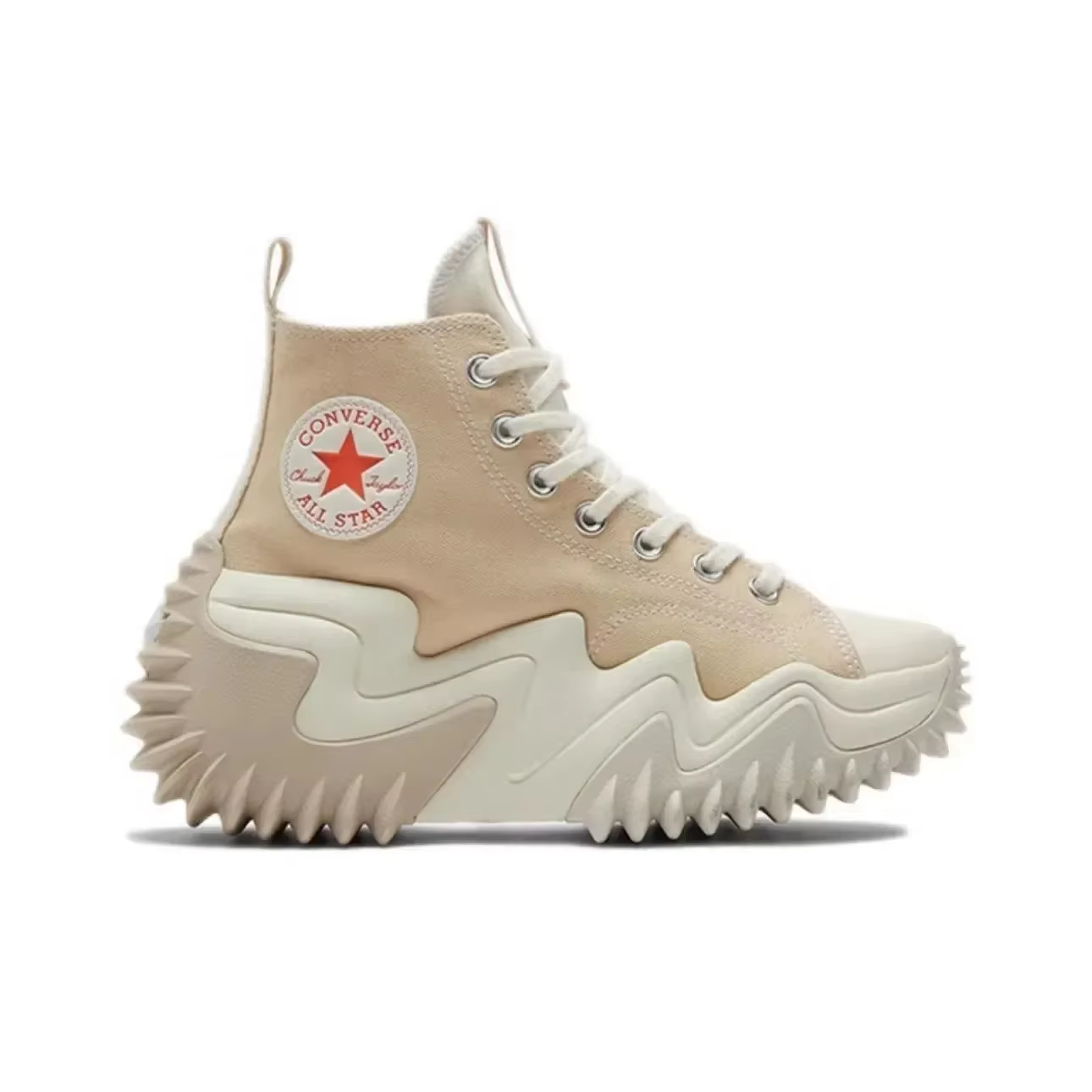 Converse Run Star Motion – chaussures montantes en toile, baskets à plateforme à fond épais, Design