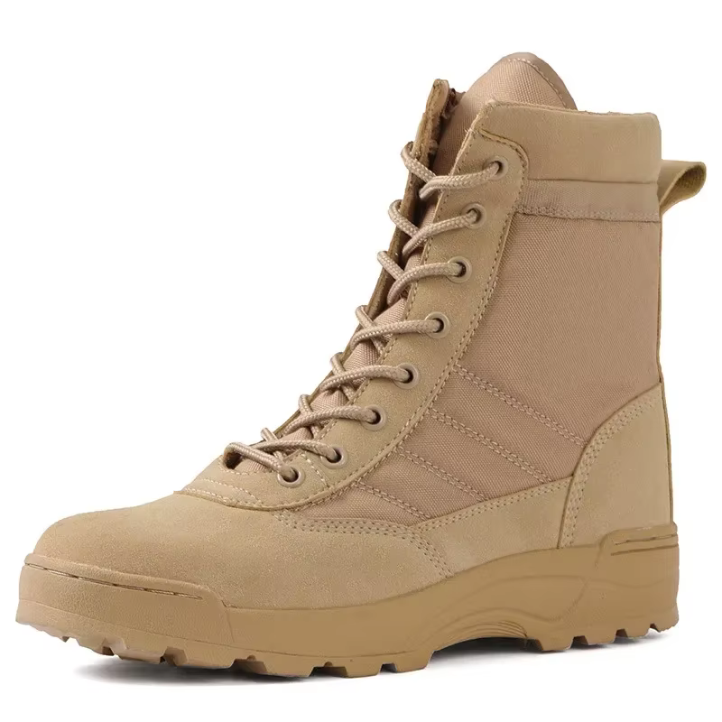 Dulboots-Bottes de saut du désert de force spéciale pour hommes, bottes de randonnée en plein air, c