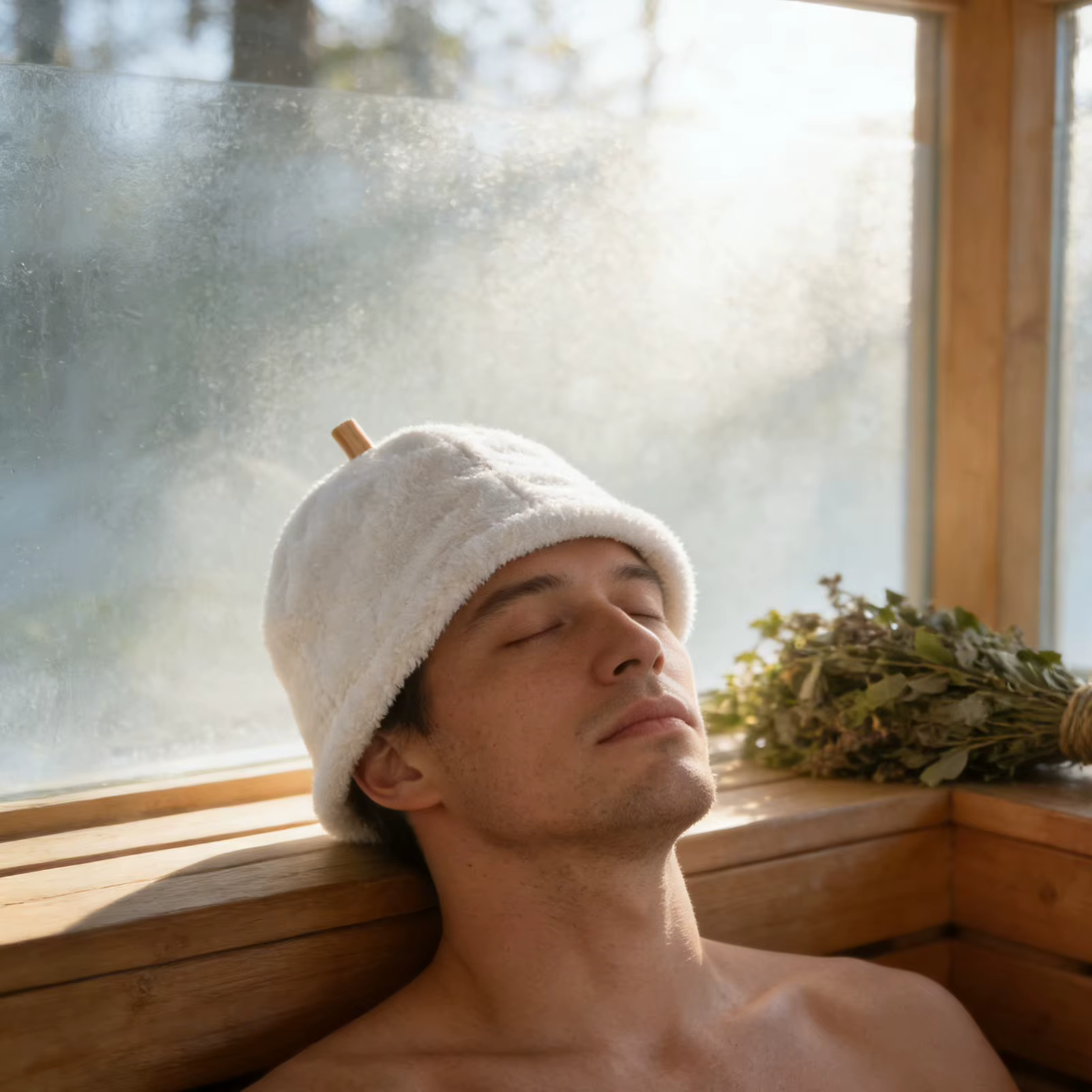 Chapeau de sauna respirant, protège-cheveux unisexe, accessoire de banya russe pour hammam, bain et 