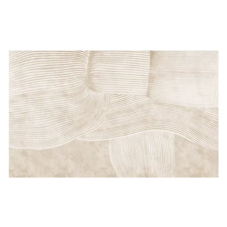 Tapis japonais en peluche non ald pour salon, décoration minimaliste, tapis doux pour chambre à couc